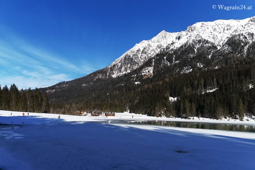 Seeblick im Winter - Jägersee Wagrain-Kleinarl